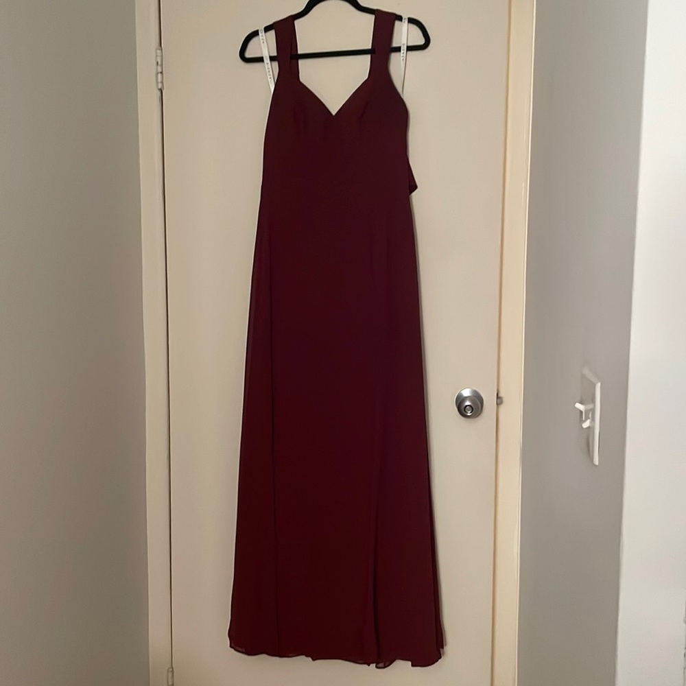 Azazie Julie Dress Cabernet